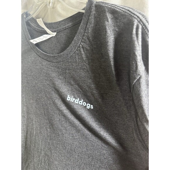 Bird Dogs Shirt Unisex XL Gray Casual Graphic Tee Logo Blue Camo Tshirt Gorpcore - Picture 3 of 5